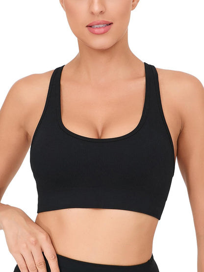 RUNNING GIRL® High-Impact Sculpting Sports Bra | Fixed Moulded Cups & Versatile Racerback Design