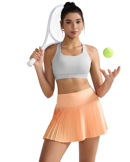RUNNING GIRL® Women High Impact Sports Bra Crisscross Back Removable Cups