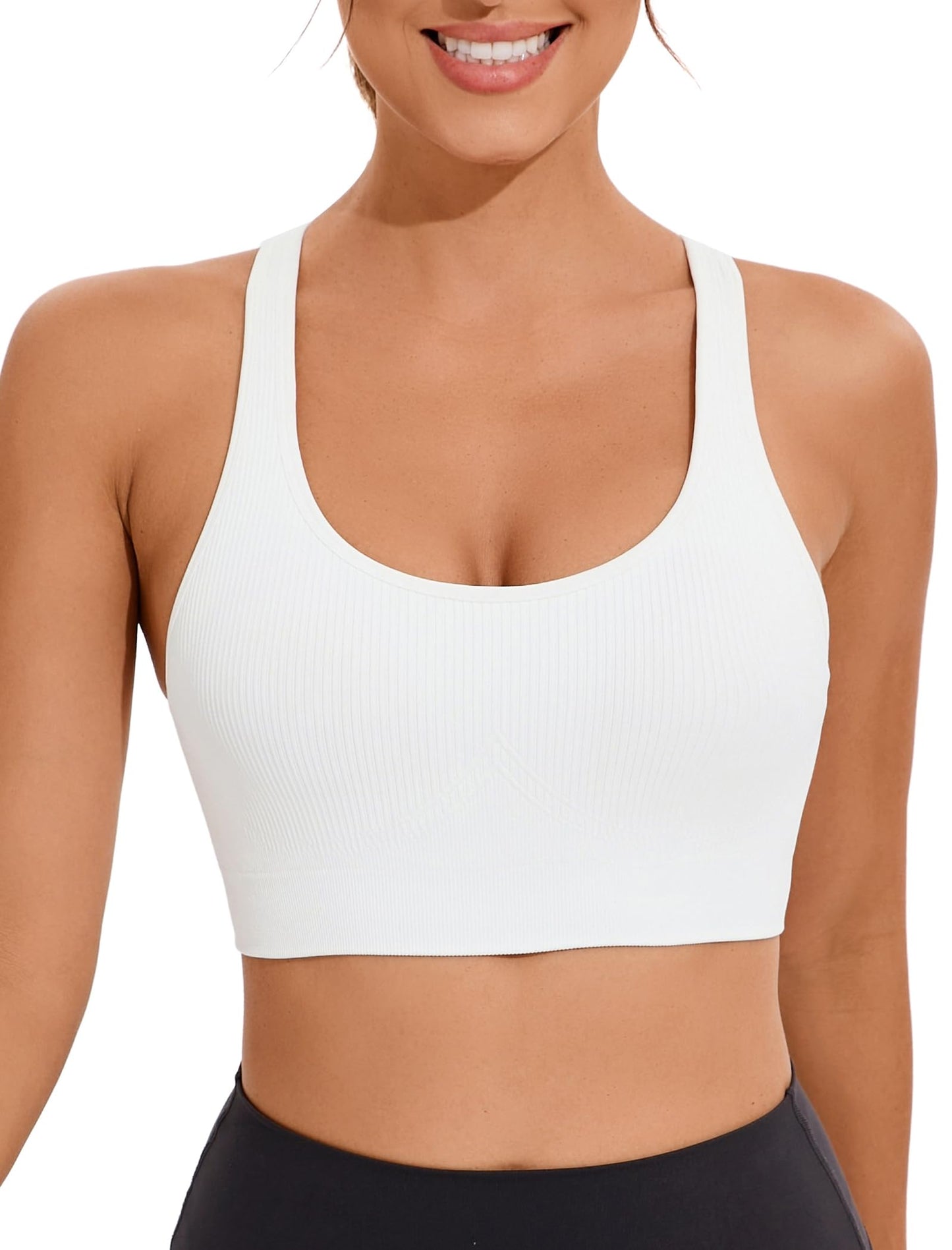 RUNNING GIRL® High-Impact Sculpting Sports Bra | Fixed Moulded Cups & Versatile Racerback Design