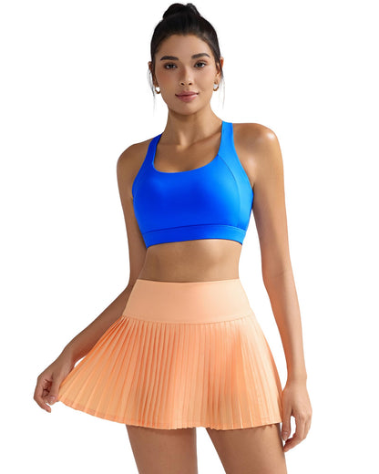 RUNNING GIRL® Women High Impact Sports Bra Crisscross Back Removable Cups