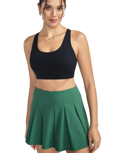 RUNNING GIRL® Medium-Support Strappy Sports Bra | Removable Cups & Wide Straps for Yoga Gym