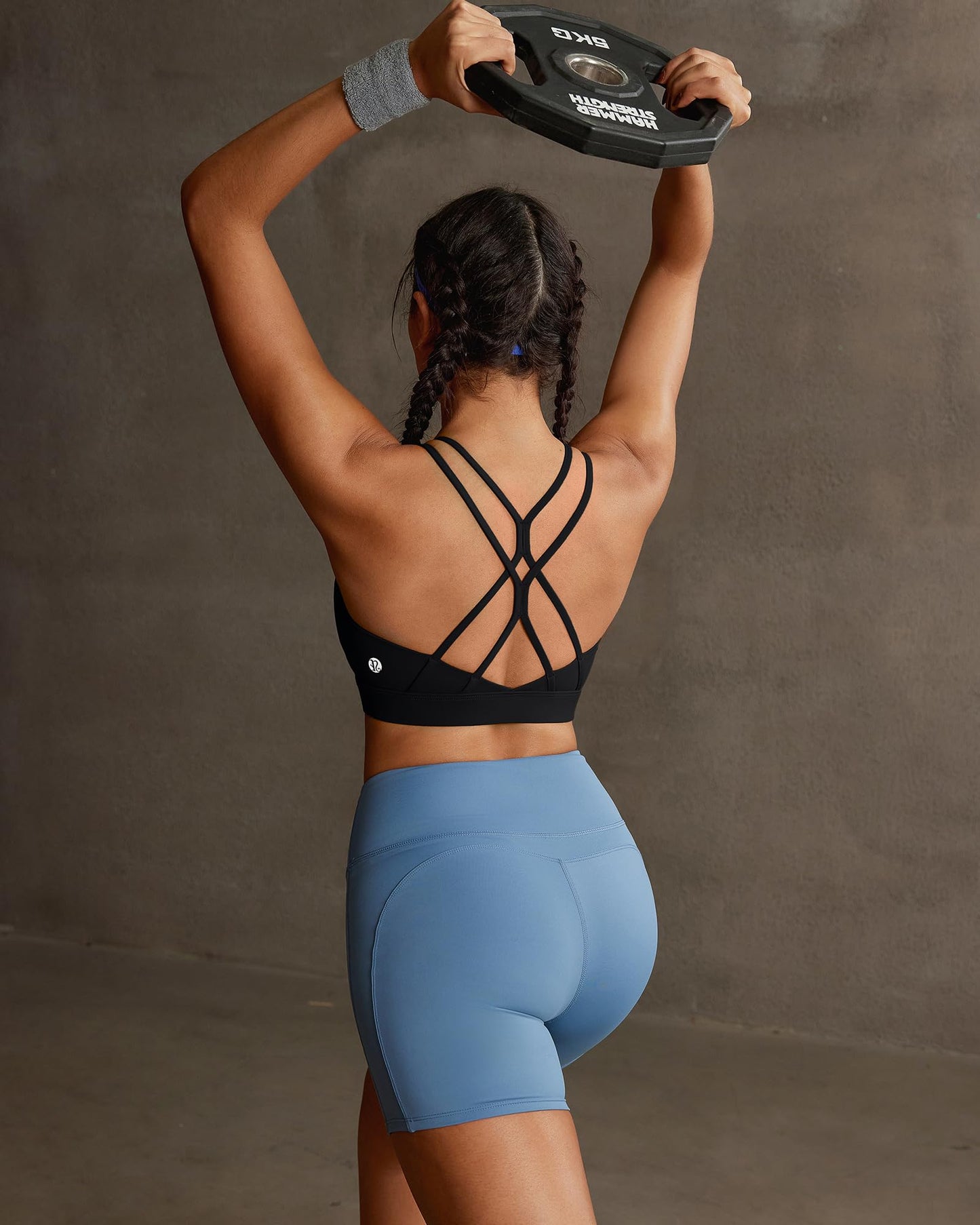 RUNNING GIRL® Sexy Crisscross Yoga Bra | Thin Breathable Strappy Back Sports Bra