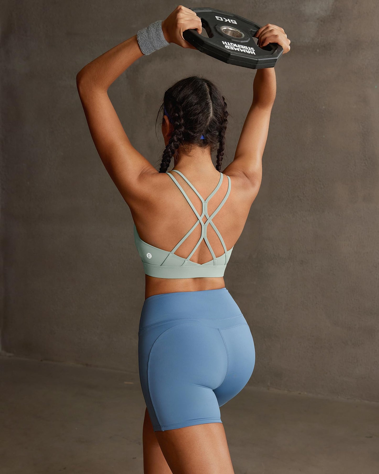 RUNNING GIRL® Sexy Crisscross Yoga Bra | Thin Breathable Strappy Back Sports Bra