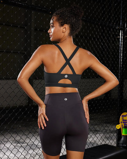 RUNNING GIRL® High-Impact Back-Support Sports Bra | Fixed Molded Cups