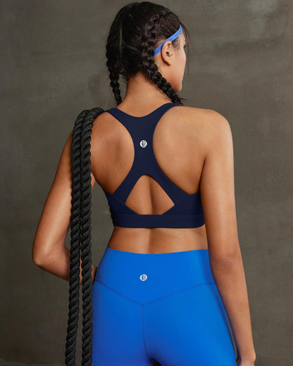 RUNNING GIRL® High Support Molded Cup Sports Bra with Sewn-in Pads