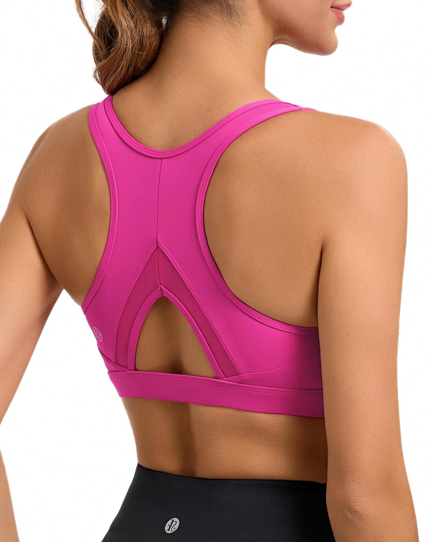 RUNNING GIRL® High-Impact Racerback Sports Bra | Molded Cup High Support Bra for Women