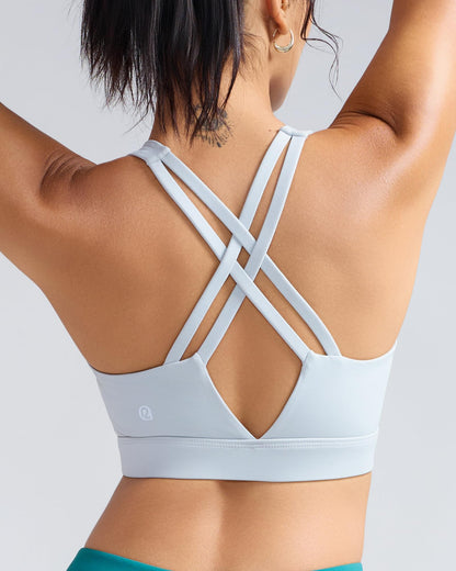 RUNNING GIRL® Medium-High Support Crisscross Back 2-1 Versatile Sports Bra