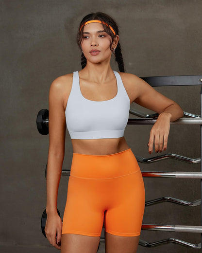 RUNNING GIRL® Medium-High Support Crisscross Back 2-in-1 Versatile Sports Bra