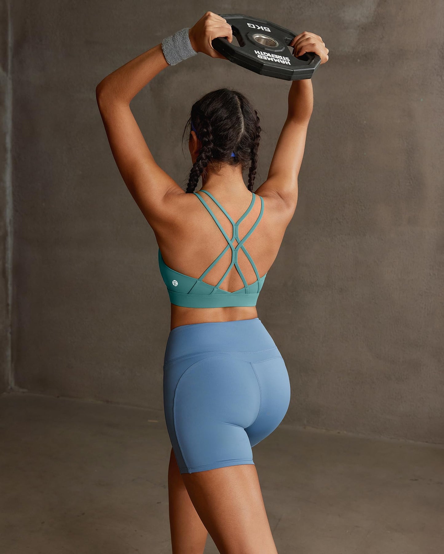 RUNNING GIRL® Sexy Crisscross Yoga Bra | Thin Breathable Strappy Back Sports Bra