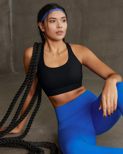 RUNNING GIRL® High Support Molded Cup Sports Bra with Sewn-in Pads