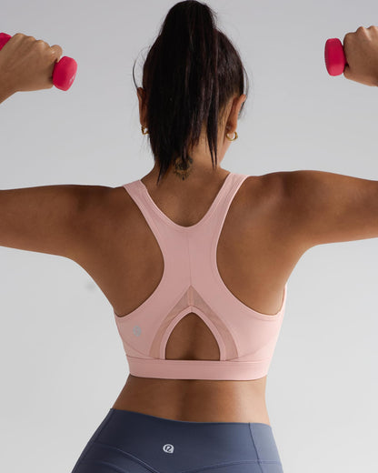 RUNNING GIRL® High-Impact Racerback Sports Bra | Molded Cup High Support Bra for Women