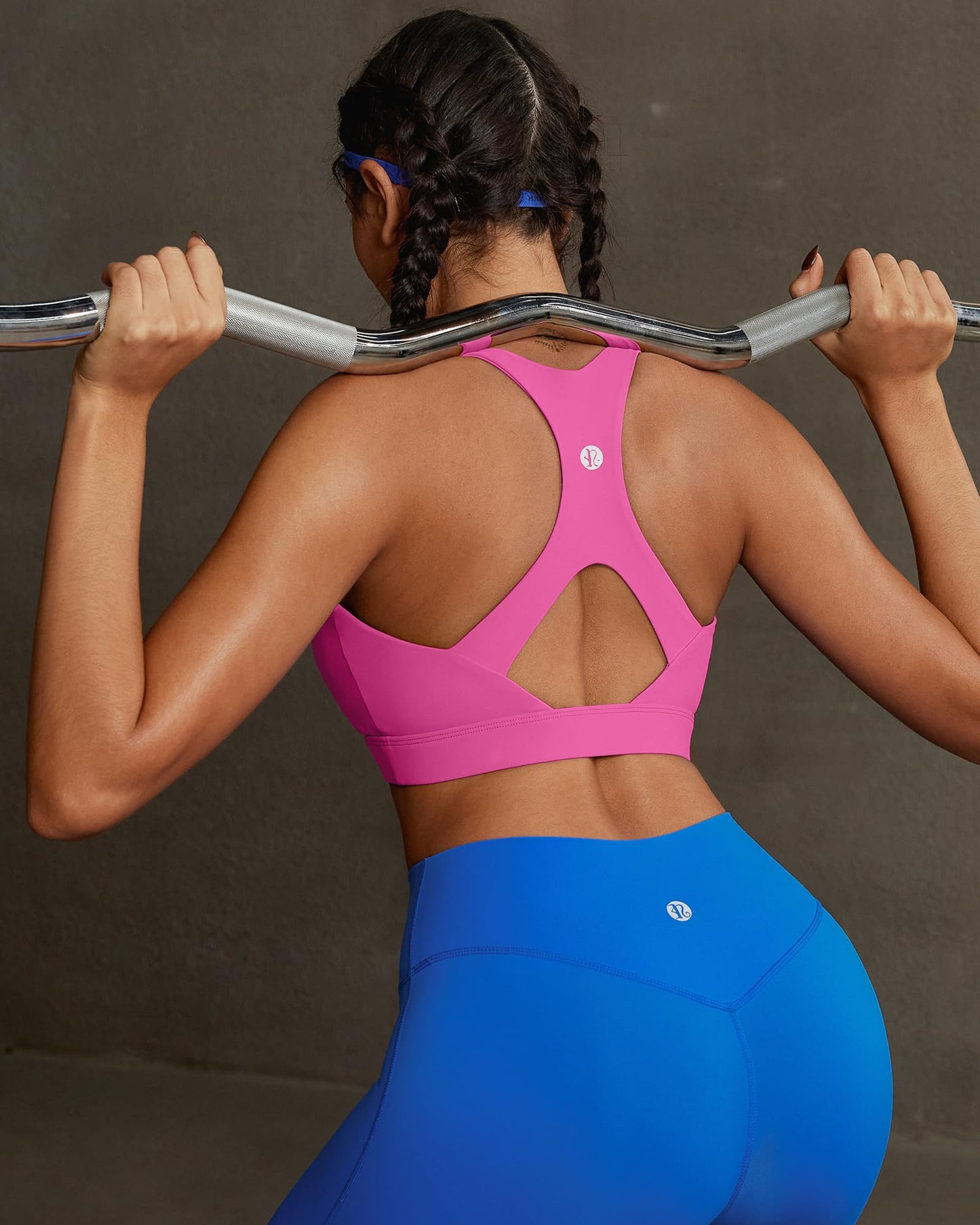 RUNNING GIRL® High Support Molded Cup Sports Bra with Sewn-in Pads