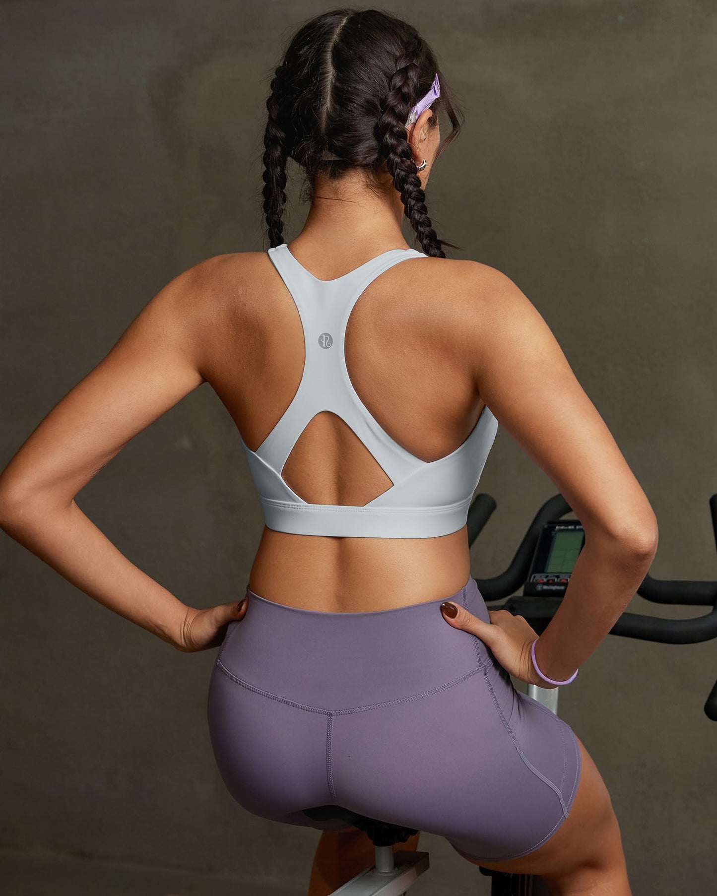 RUNNING GIRL® High Support Molded Cup Sports Bra with Sewn-in Pads