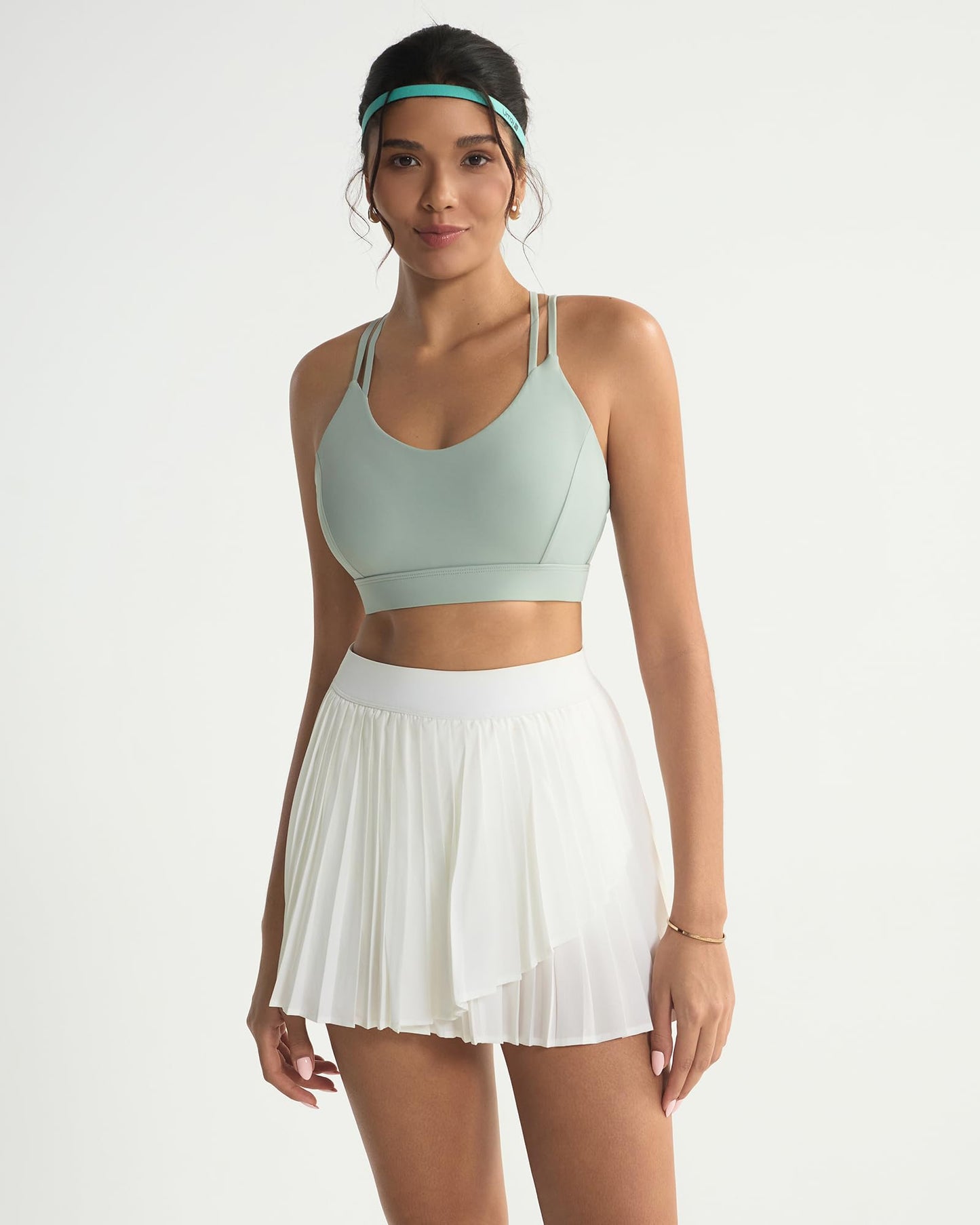 RUNNING GIRL® Strappy Criss-Cross Yoga Bra | Removable Cups & Medium Support Sculpting Bra