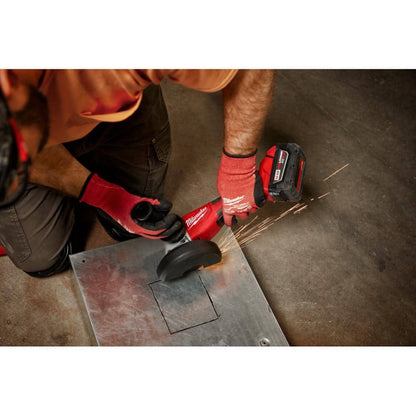 M18 18V Lithium-Ion Brushless Cordless 4-1/2 in./5 in. Grinder w/Paddle Switch (Tool-Only)
