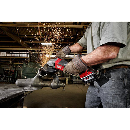 M18 FUEL 18V Lithium-Ion Brushless Cordless 4-1/2 in./6 in. Grinder with Paddle Switch Kit w/FUEL Angle Grinder