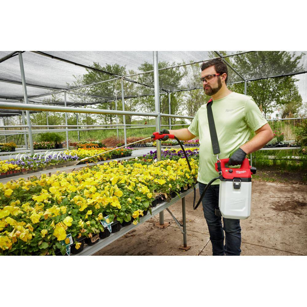 M12 12-Volt 2 Gal. Lithium-Ion Cordless Handheld Sprayer Kit with 2.0 Ah Battery and Charger, Shoulder Strap