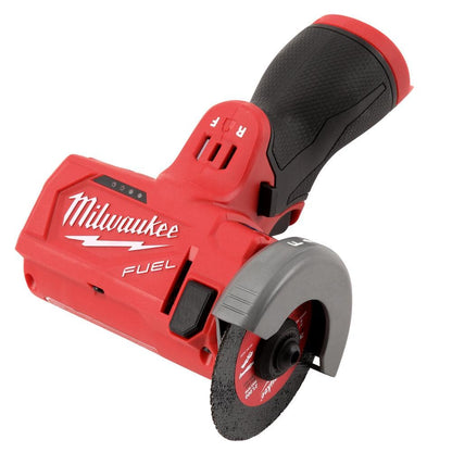 M12 FUEL 12V 3 in. Lithium-Ion Brushless Cordless Cut Off Saw Kit with One 4.0 Ah Battery Charger and Bag