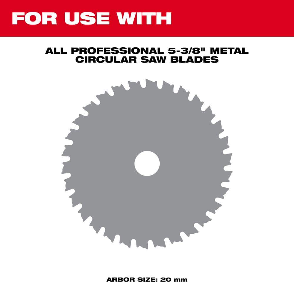 M18 FUEL 18V Lithium-Ion Brushless Cordless Metal Cutting 5-3/8 in. Circular Saw (Tool-Only) w/ Metal Saw Blade