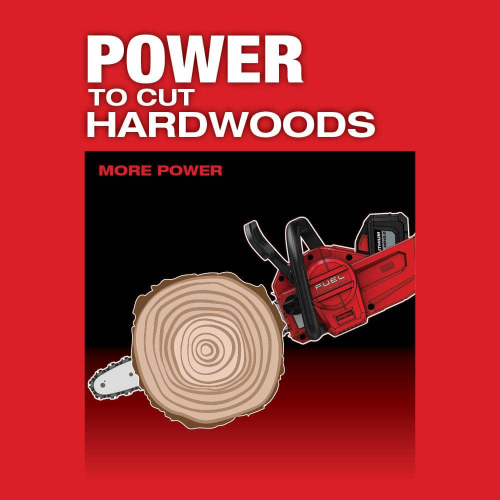 M18 FUEL 16 in. 18V Lithium-Ion Brushless Battery Chainsaw (Tool-Only)