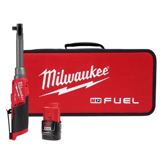 M12 FUEL 12V Lithium-Ion Brushless Cordless 3/8 in. Extended Reach High Speed Ratchet Kit