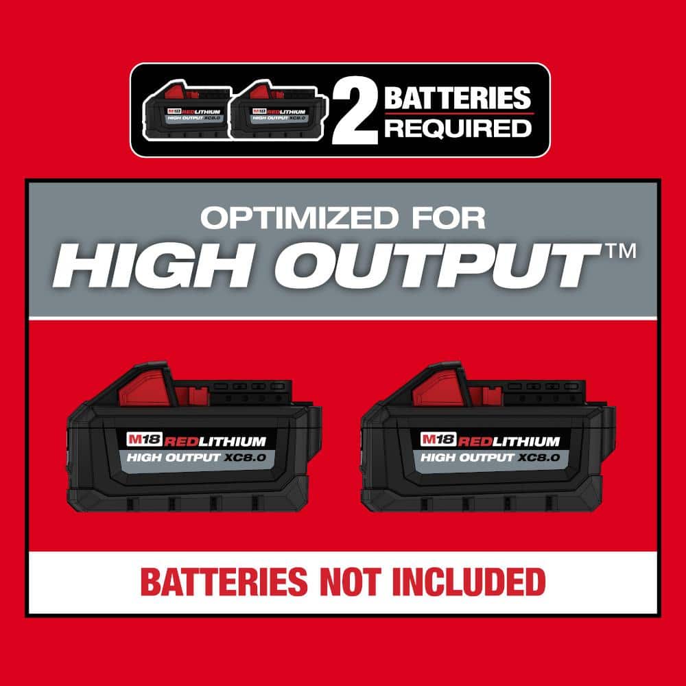 M18 FUEL 18V Brushless Cordless 17 in. Dual Battery Straight Shaft String Trimmer (Tool-Only)