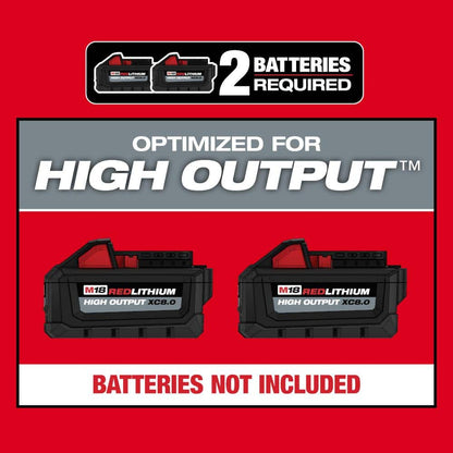 M18 FUEL 18V Brushless Cordless 17 in. Dual Battery Straight Shaft String Trimmer (Tool-Only)