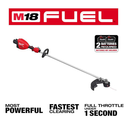 M18 FUEL 18V Brushless Cordless 17 in. Dual Battery Straight Shaft String Trimmer (Tool-Only)