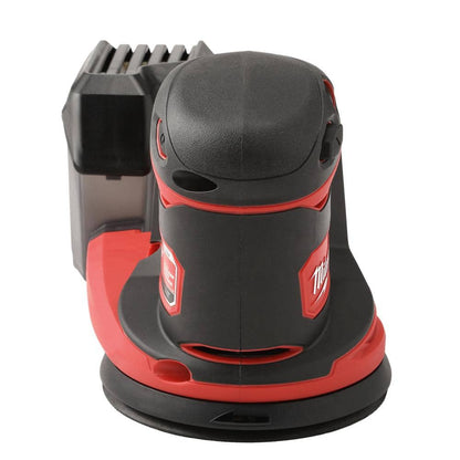 M18 18V Lithium-Ion Cordless 5 in. Random Orbit Sander with (1) 5.0 Ah, (1) 2.0 Ah Battery and Charger