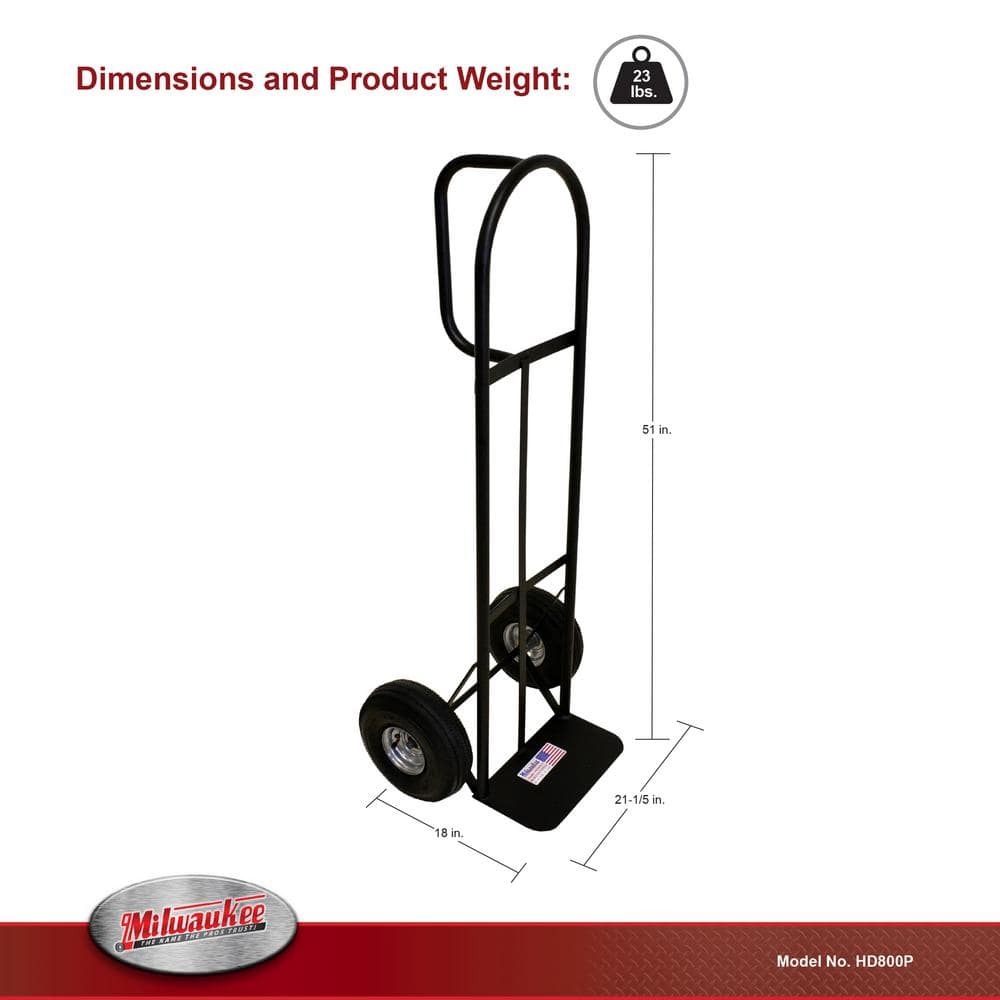 800 lb. Capacity D-Handle Hand Truck
