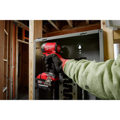 M18 FUEL 18-Volt Lithium Ion Brushless Cordless 1/4 in. Hex Impact Driver with (2) M18 5.0Ah Batteries