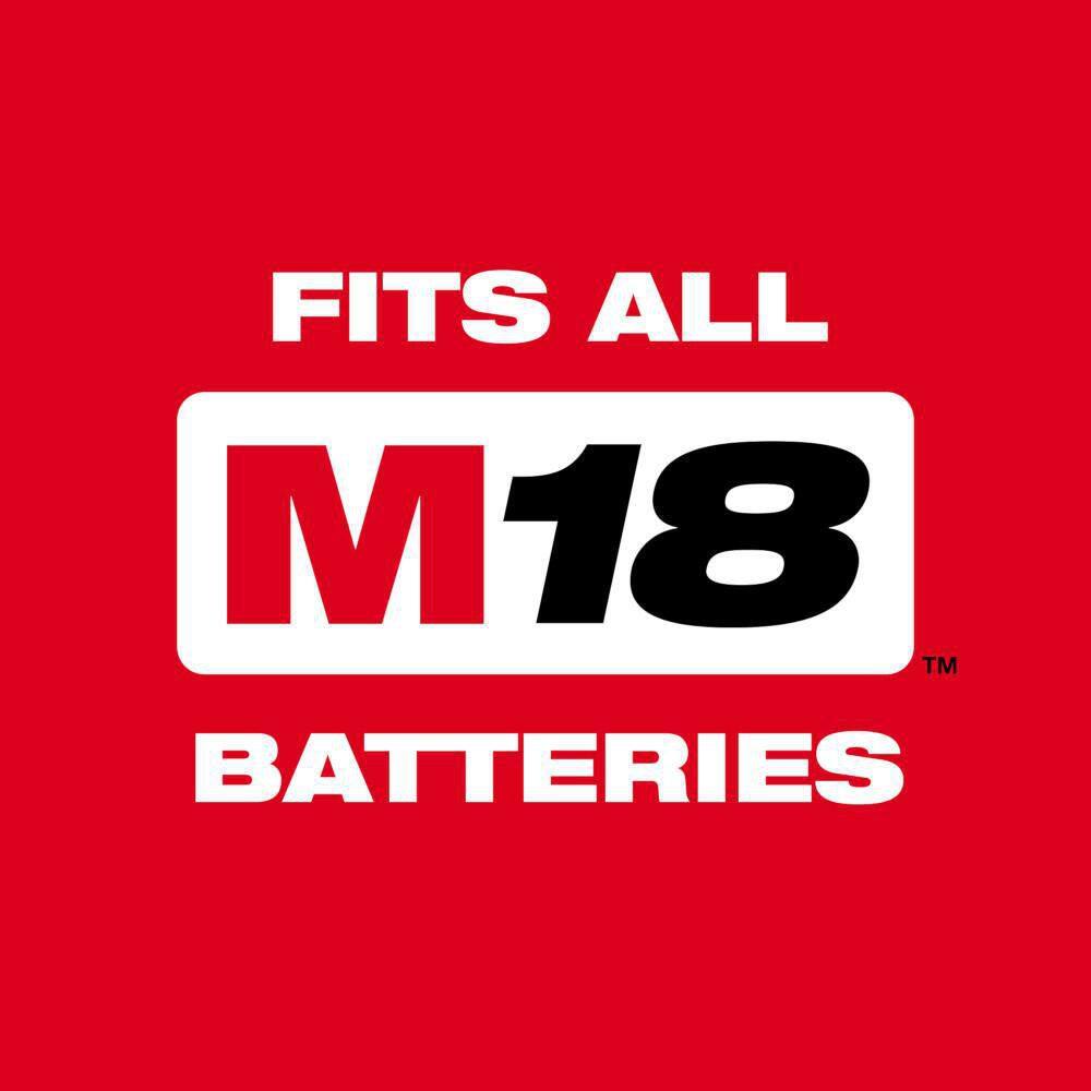 M18 FUEL ONE-KEY 18V Li-Ion Brushless Cordless 1/2 in. High-Torque Impact Wrench with Friction Ring, Resistant Batteries