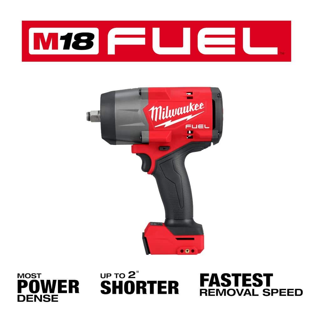 M18 FUEL 18V Lithium-Ion Brushless Cordless 1/2 in. Impact Wrench with Friction Ring (2-Tool)