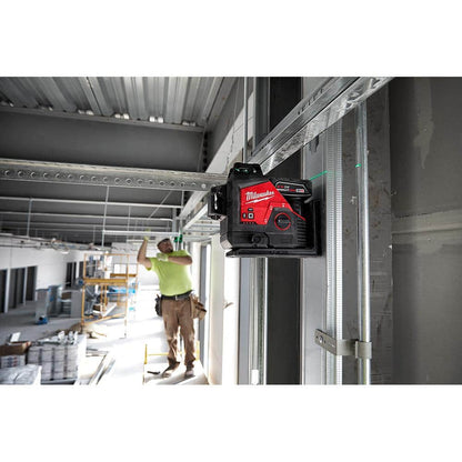 New 360° 3-plane laser from Milwaukee Tool model 3642-21.
