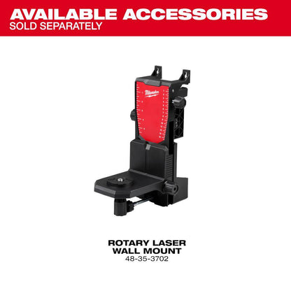 M18 2000 ft. Red Exterior Rotary Laser Level Kit with Receiver, Receiver Clamp, Tripod, and Grade Rod