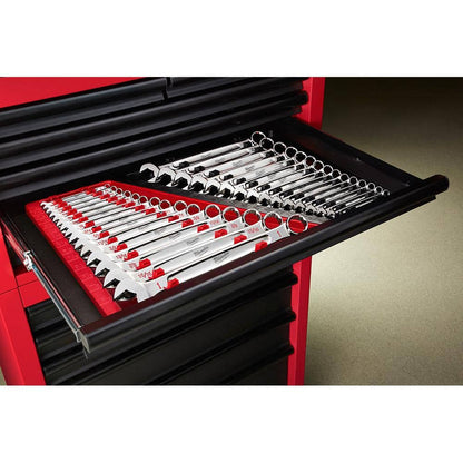 Combination SAE and Metric Wrench Mechanics Tool Set (30-Piece)
