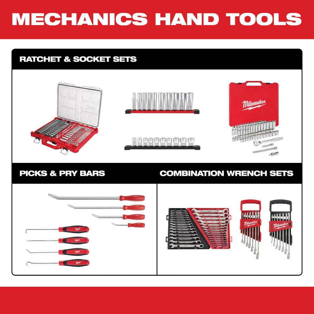 Combination SAE and Metric Wrench Mechanics Tool Set (30-Piece)