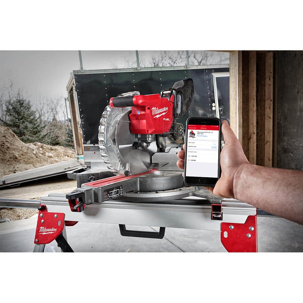 M18 FUEL 18V Lithium-Ion Brushless Cordless 12 in. Dual Bevel Sliding Compound Miter Saw Kit with One 12.0Ah Battery