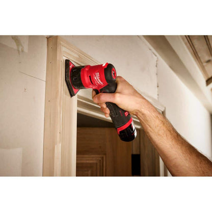 M12 FUEL 12-Volt Lithium-Ion Brushless Cordless Orbital Detail Sander with M12 High Output 2.5 Ah Battery Pack