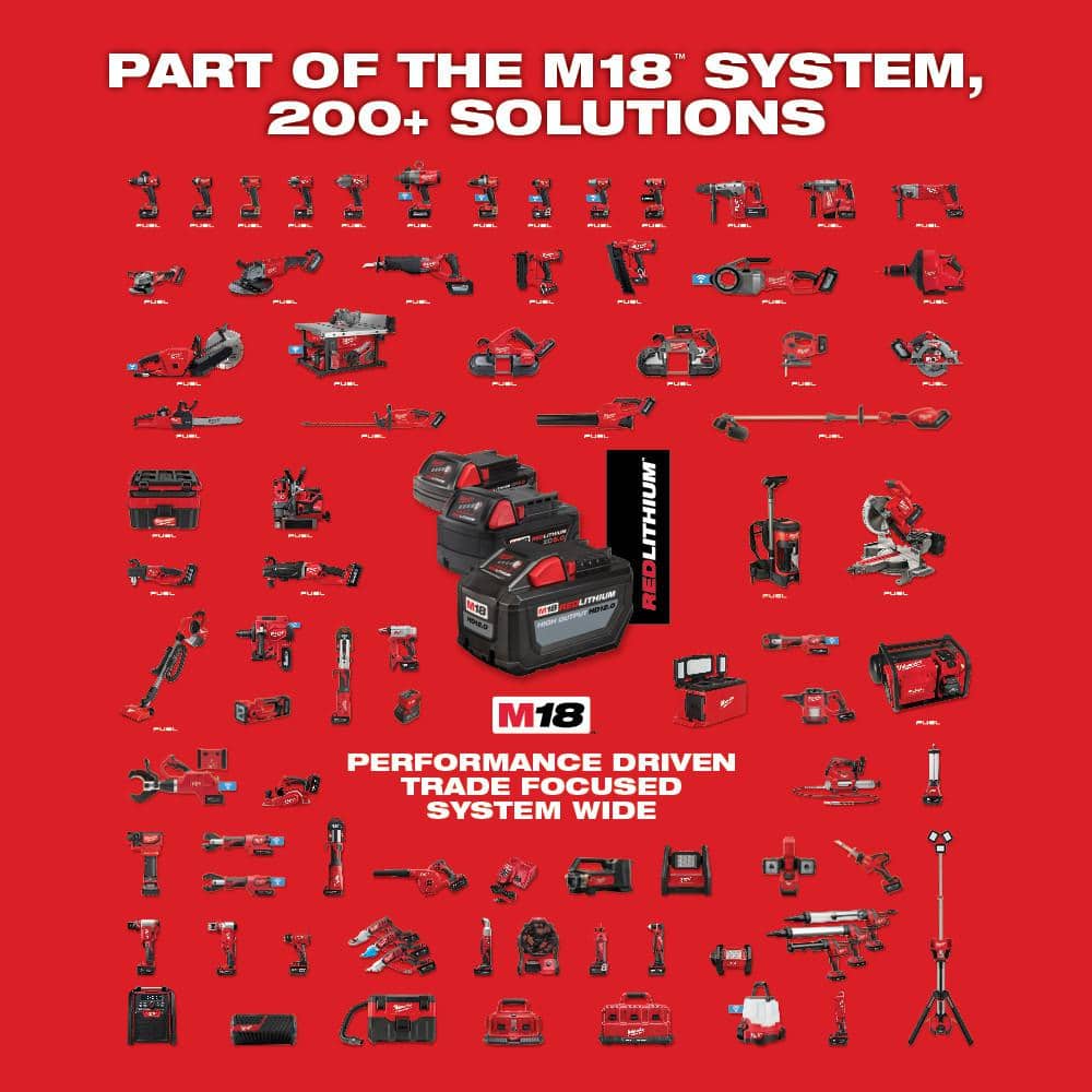 M18 18V Lithium-Ion Cordless Multi-Tool with 2.0 Ah Compact Battery