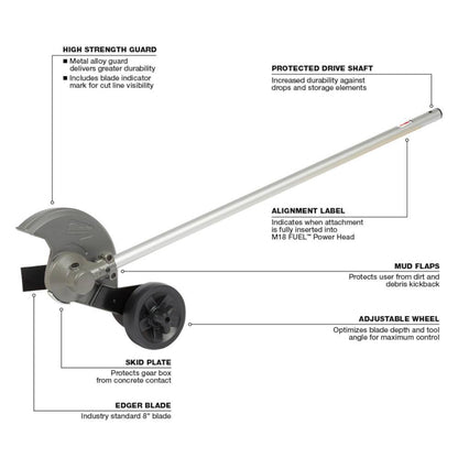 M18 FUEL 18V Lithium-Ion QUIK-LOK String Trimmer/Blower Combo Kit with Edger, Hedge Trimmer and Pole Saw (5-Tool)