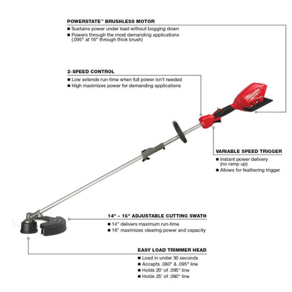 M18 FUEL 18V Lithium-Ion QUIK-LOK String Trimmer/Blower Combo Kit with Edger, Hedge Trimmer and Pole Saw (5-Tool)