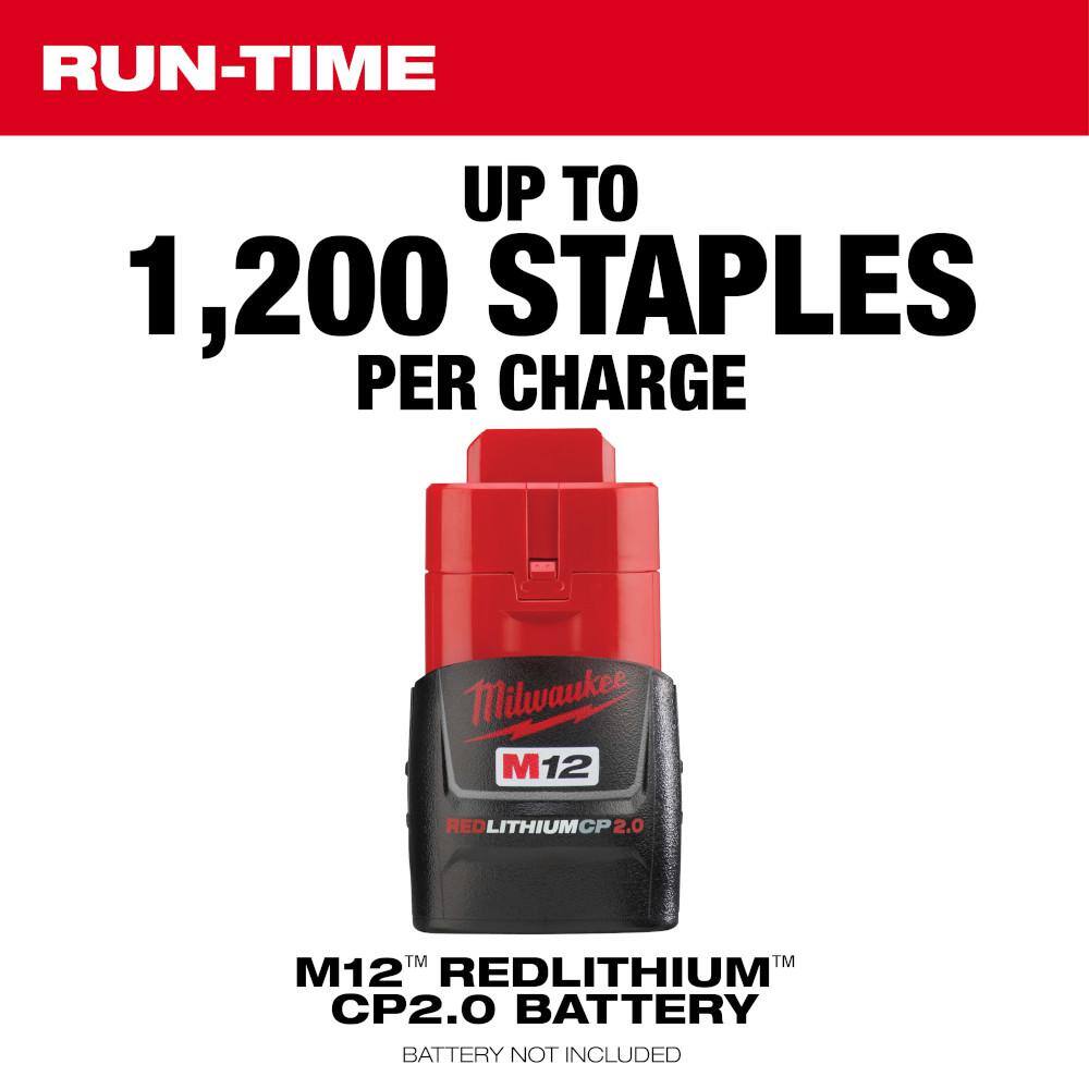M12 12-Volt Lithium-Ion Cordless Cable Stapler (Tool-Only)
