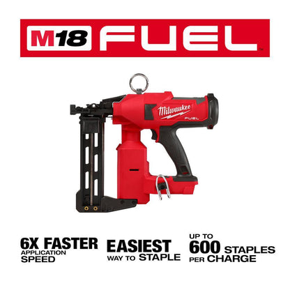 M18 FUEL 18-Volt Lithium-Ion Brushless Cordless Utility Fencing Stapler (Tool-Only)