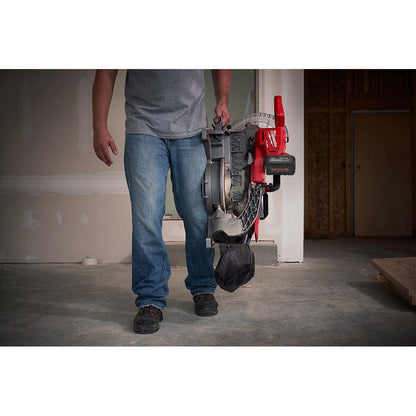 M18 FUEL ONE-KEY 18-Volt Lithium-Ion Brushless Cordless 8-1/4 in. Table Saw with Stand and 10 in. Miter Saw with Stand
