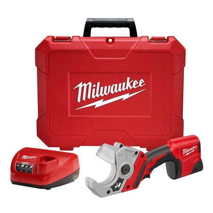 M12 12V Lithium-Ion Cordless PVC Shear Kit with One 1.5 Ah Battery, Charger and Hard Case
