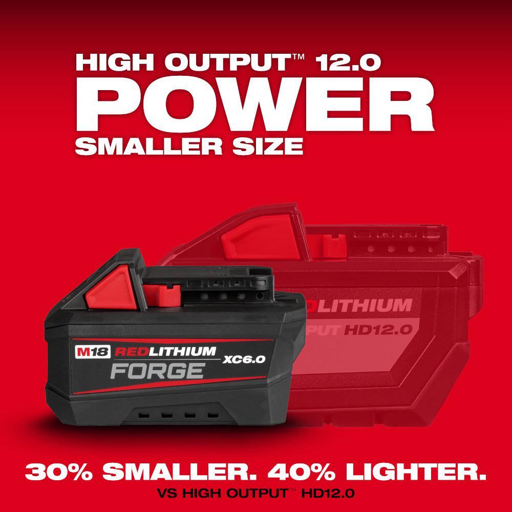 M18 18V 6.0 Ah Lithium-Ion REDLITHIUM FORGE Battery (4-Pack)