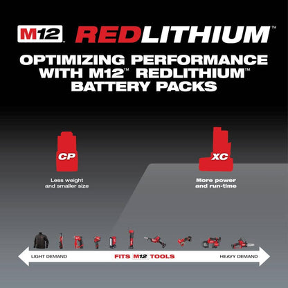 M12 12V Lithium-Ion XC Extended Capacity Battery Pack 6.0Ah (2-Pack)