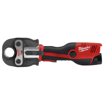 M12 12-Volt Lithium-Ion Force Logic Cordless Press Tool Kit with 1/2 in. to 1 in. Iron Pipe Jaws (6-Jaws Included)