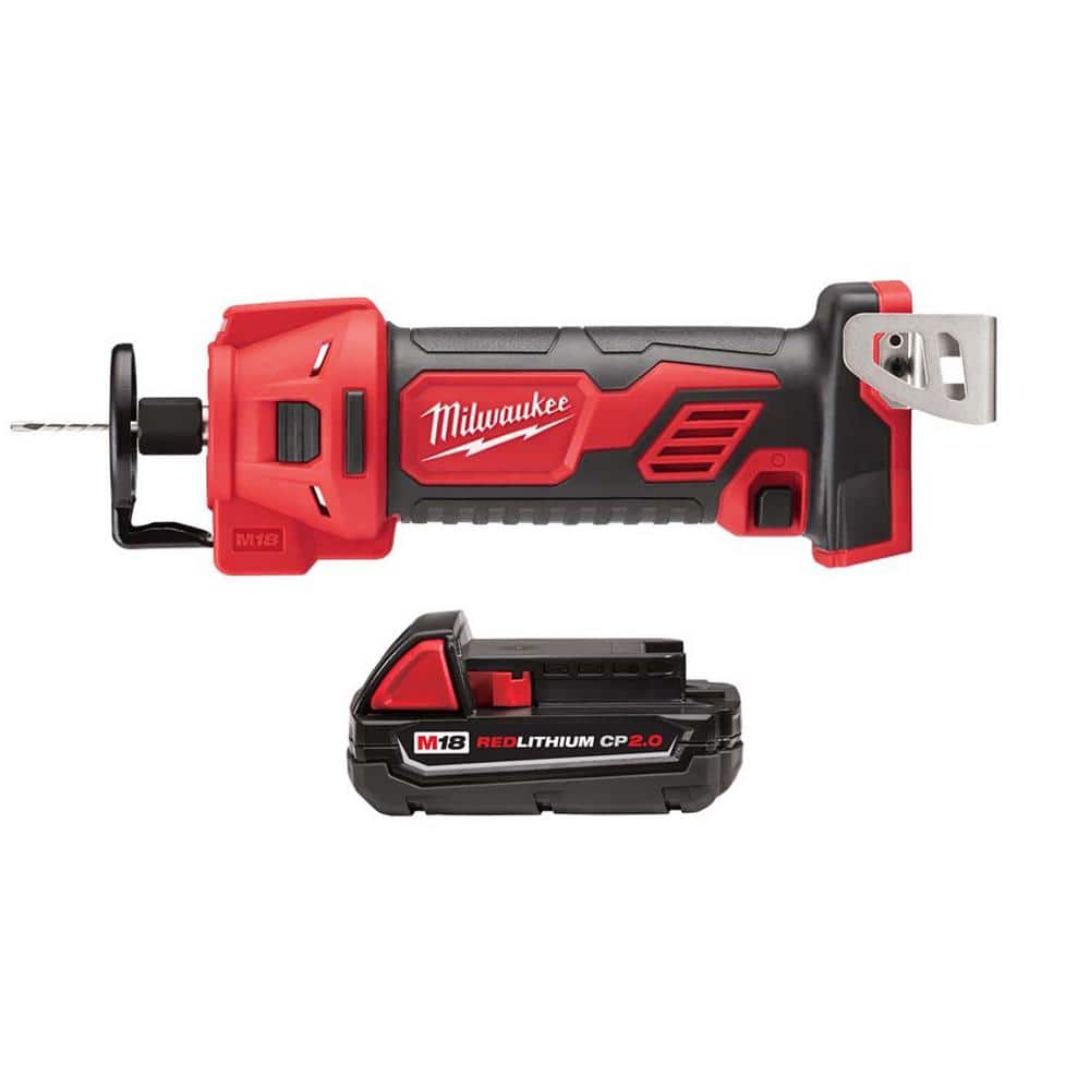 M18 18V Lithium-Ion Cordless Drywall Cut Out Rotary Tool w/2.0ah Battery